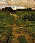 Childe Hassam Canvas Paintings - A Back Road